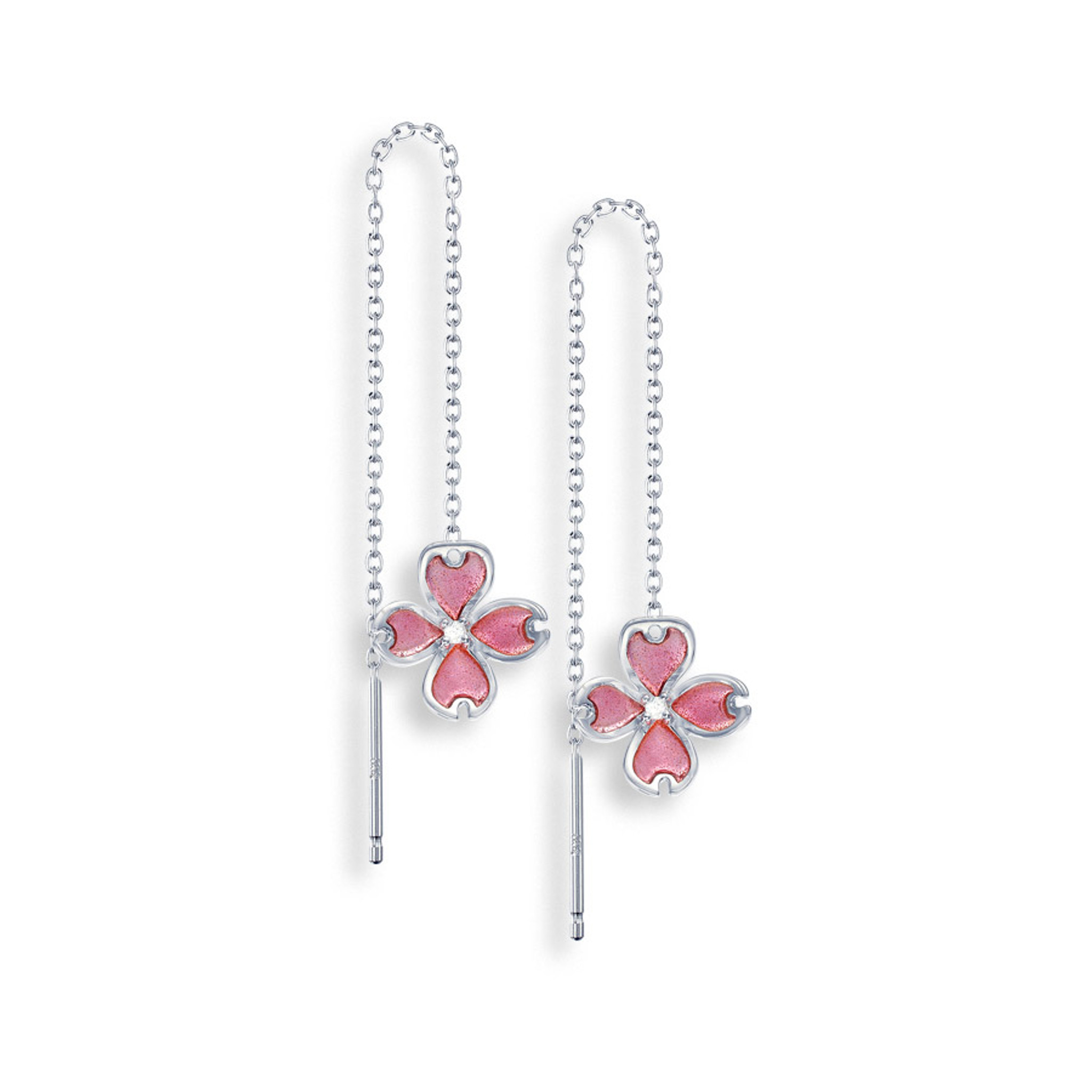 Flower Zircon Dangle Earrings | Earrings Dangle Tassel Flower - New Zircon  Flower - Aliexpress